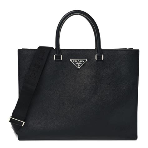 prada saffiano cuir tote bag